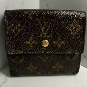 Authentic Louis Vuitton Brown Monogram Wallet